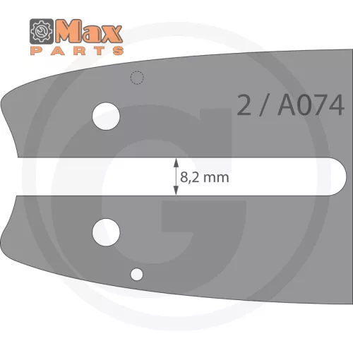 Vezető 40cm  1.3mm  3/8" picco 55 szemes lánchoz 
