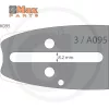 Vezető 50cm  1.5mm .325" - Kompatibilis HUSQVARNA gépekhez