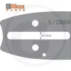 Vezető 40cm  1.5mm 3/8" - Kompatibilis HUSQVARNA gépekhez 