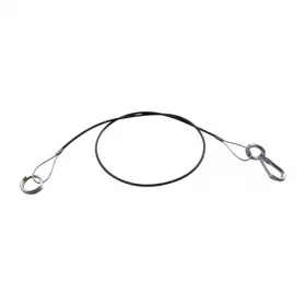 Abreißseil mit Ring, Länge 1500 mm, schwarz