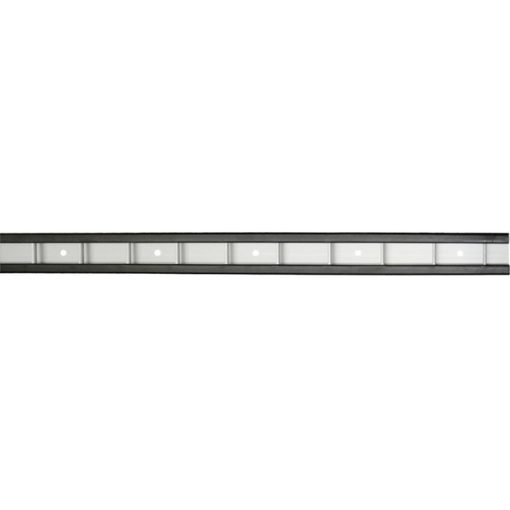 Rúdrögzítő sín PVC védelemmel, L 3000 mm, alumínium
