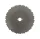 22-tooth Carbide Saw Blade BAHCO XRT 225 x 25.4 x 1.8 mm