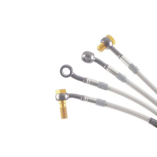TRW Stahlflexkit MCH189V2 schwarz ummantelt vorne 2-teilig