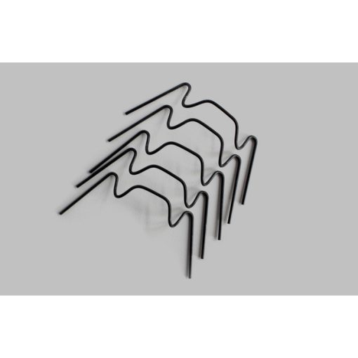 Vitavia glass spring clips made of galvanized spring steel black 20 pieces