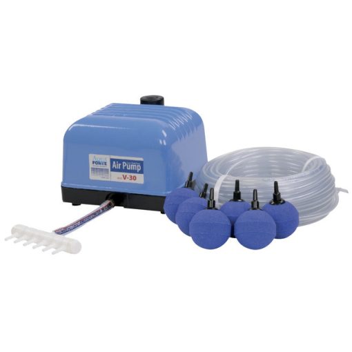 AquaForte V-10 Luftpumpensatz Hi-Flow Teich-Luftpumpen-Set