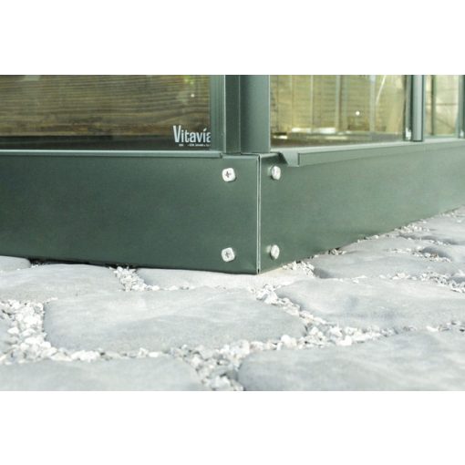 Vitavia Steel foundation for greenhouse Venus 2500 dark green
