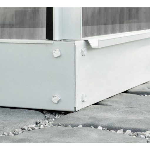 Vitavia Steel Foundation for greenhouse Calypso 3000 bright anodized aluminum