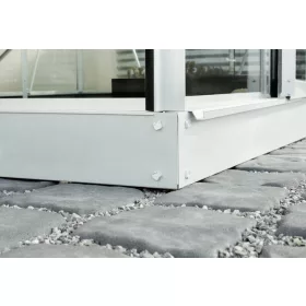   Vitavia Steel Foundation for greenhouse Venus/Dione 5000 bright anodized aluminum