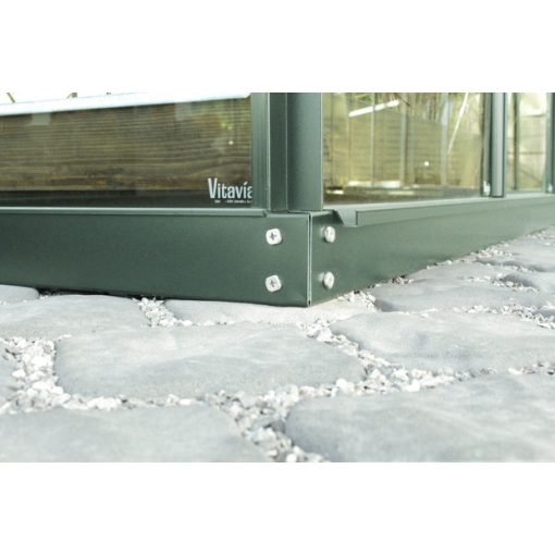 Vitavia Steel Foundation for greenhouse Dione, Mars, Mercury, Uranus 9900 dark green