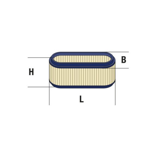 B&S Luftfilter Oval 4197