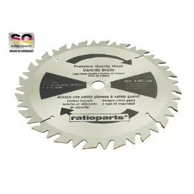 20-Zahn Hartmetallsägeblatt, 250 x 20 x 1,8 mm