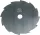 12-fogú vágótárcsa 220 x 25,4 x 1,6 mm