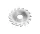 16-tooth Grass cutting blade 100 x 25.4 x 2.5 mm