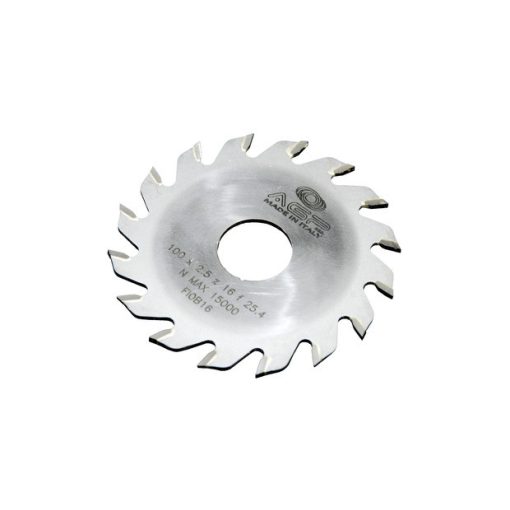 16-tooth Grass cutting blade 100 x 25.4 x 2.5 mm