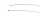 Bowden Cable - Cylinder nipple - 2200 mm