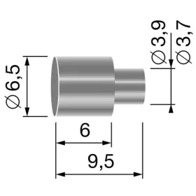 Connector bowden cable sleeve Ø 5.5 mm