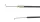 Throttle cable suitable for WACKER