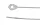 Bowden cable - with eyelet Ø: 8.5 mm
