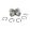 Universal joint Cardan shaft 22.0 x 54.0 mm