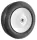 Wheel with steel rim grooved profile 152 mm