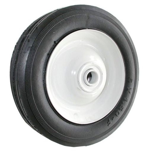 Wheel with steel rim grooved profile 152 mm