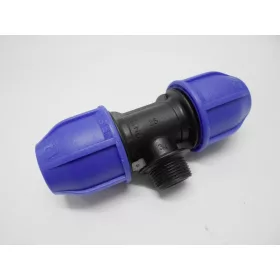   "NORMA PP compression fitting for tube-Ø 25, with branch G3/4"" ET"