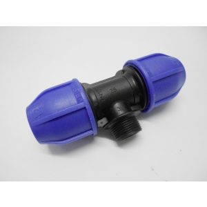   "NORMA PP compression fitting for tube-Ø 32, with branch G1"" ET"