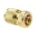 "BRASS Hose quick connector 1/2"" water-stop"
