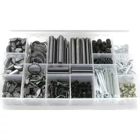 Assortment shaft retaining rings