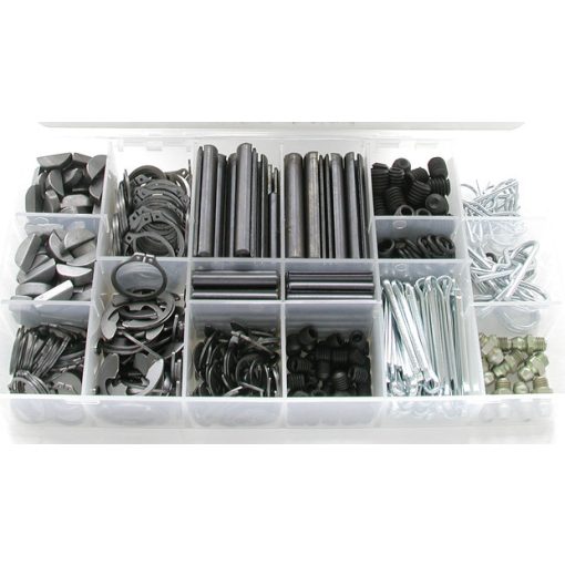 Assortment shaft retaining rings