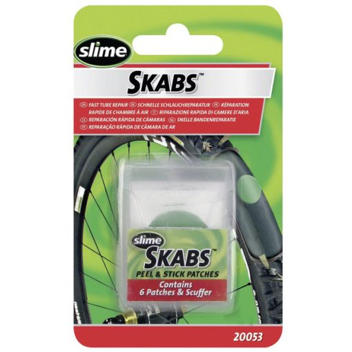 "SLIME SKABS Pre-glued Patches - 6 - 1"" patches"