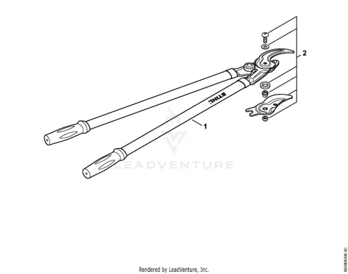 STIHL robbantott ábra STH-A3607962DE962DC9 – pozíció: 2