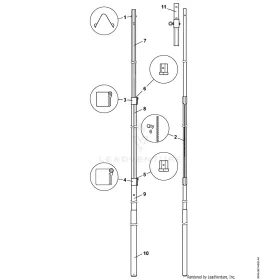   Cserefogantyú wrap SP122 markolat fedél STIHL 0000-881-4140
