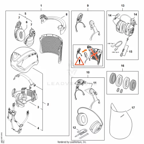 AA - Helmet set ADVANCE X-Climb – pozíció: 11