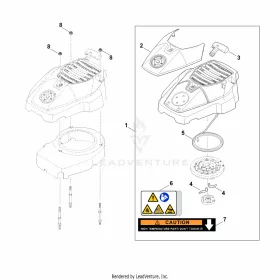 Fedél STIHL 0004-080-0404