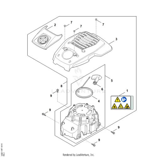 AK - Starting system, Ventilátorház – pozíció: 5