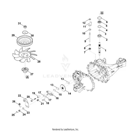 AD - Drive shaft, Brake – pozíció: 10