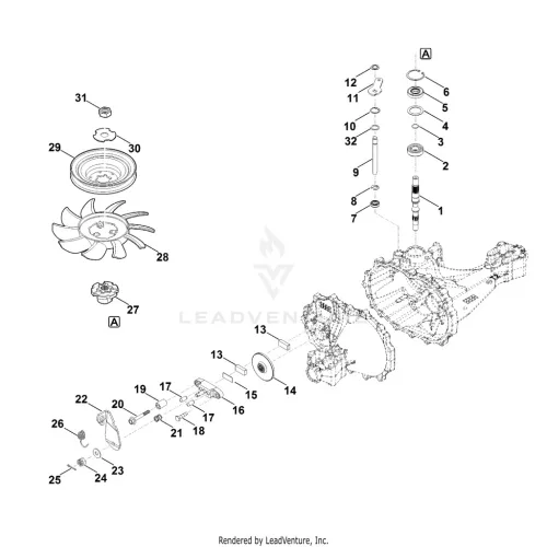 AD - Drive shaft, Brake – pozíció: 6