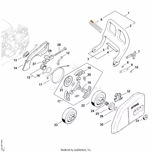 STIHL robbantott ábra STH-C35EE63441E5B122 – alkatrész pozíció: 30