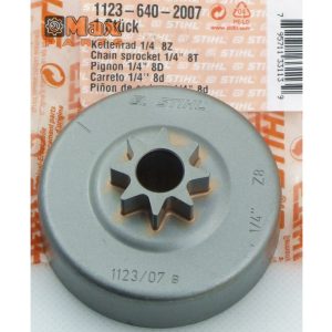 LÁNCKERÉK 1/4" 8F