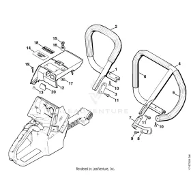 Fogantyúcső tömlővel STIHL 1124-790-1500