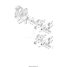   Csillagkerék betét készlet 3/8" 7f STIHL 1140-007-2500