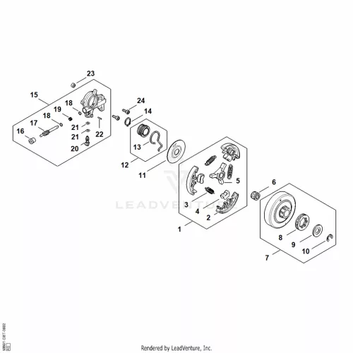 AC - Coupling, Olajszivattyú – pozíció: 7