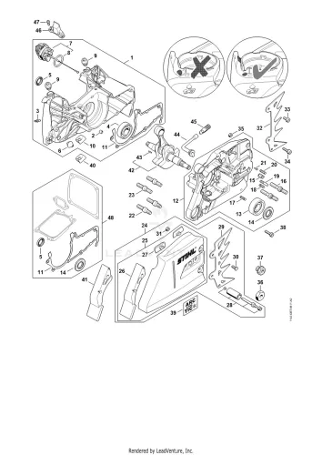STIHL robbantott ábra STH-5073C42E92BC4D55 – alkatrész pozíció: 1