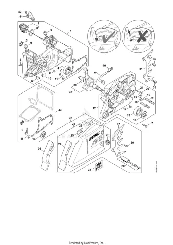 STIHL robbantott ábra STH-A50098A3977C48CA – alkatrész pozíció: 1