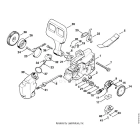 STIHL robbantott ábra STH-1D46E7F86FE04C9E – pozíció: 29