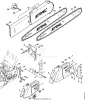 AE - Chain sprocket Fedél, Guide bar – pozíció: 25