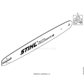 VEZETŐLEMEZ R 45CM/18" 1,6MM/0.063"