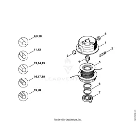 STIHL robbantott ábra STH-5C8FC00BB1132CF3 – pozíció: 7