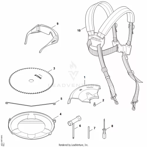 STIHL FS500 fűkasza alkatrész és tartozék